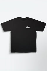 ALLDAYS d'oat. Oversized tee front in black